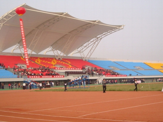 高密市文體中心體育場專業亚洲91麻豆又大又粗又黄設備應用案例